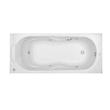 Imagen de Bañera hidro. ROCA bca.levante basic 5jets 160x75 basic m.der.
