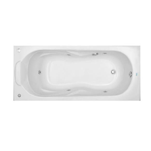 Imagen de Bañera hidro. ROCA bca.levante basic 5jets 160x75 basic m.der.
