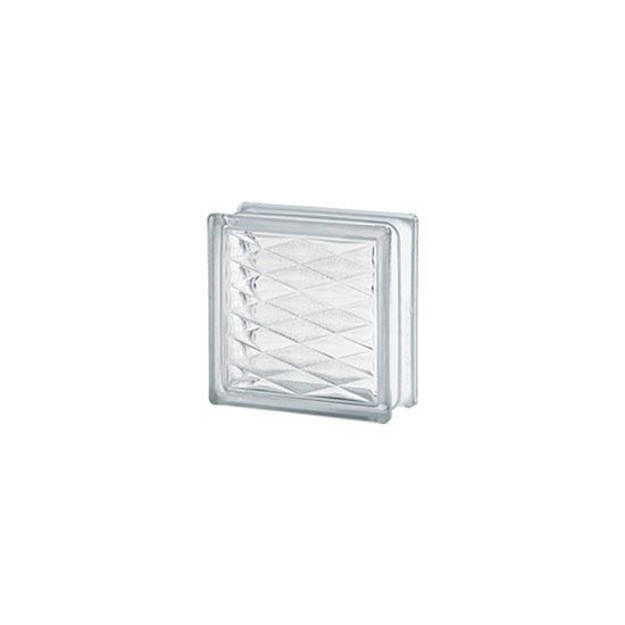 Imagen de Ladrillo vidrio 19 x 19 x 08 cm diamante