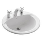 Imagen de Lavatorio FERRUM armonica elea oval blanco 3ag. L08F-B