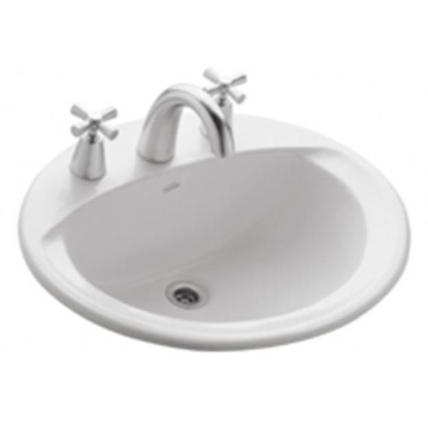 Imagen de Lavatorio FERRUM armonica elea oval blanco 3ag. L08F-B