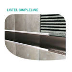 Imagen de Listel simple line ac.inox.brillante. 10x10x2500mm MOLDUMET CU10B