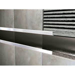 Imagen de Listel simple line ac.inox.esmerilado 10x10x2500mm MOLDUMET CU10E