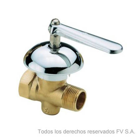 Imagen de Llave paso gas FV 13mm campana cromada 0822.01 13