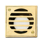 Imagen de Reja para piso 8 x 8 caja plomo bronce pulido Fund. Fund. DELTA 1