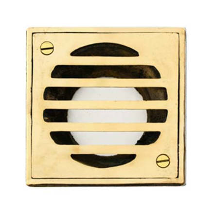 Imagen de Reja para piso 8 x 8 caja plomo bronce pulido Fund. Fund. DELTA 1