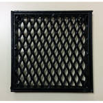 Imagen de Rejilla conica p/piso metal desplegado 15x15cm EL SIMETRICO