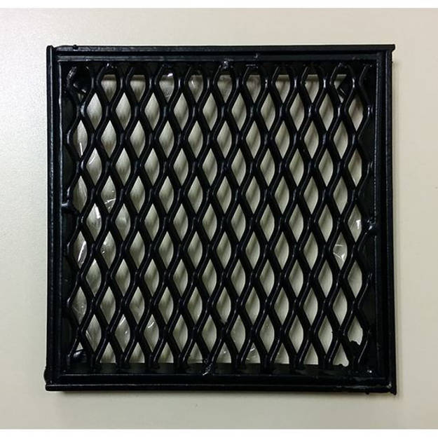 Imagen de Rejilla conica p/piso metal desplegado 15x15cm EL SIMETRICO
