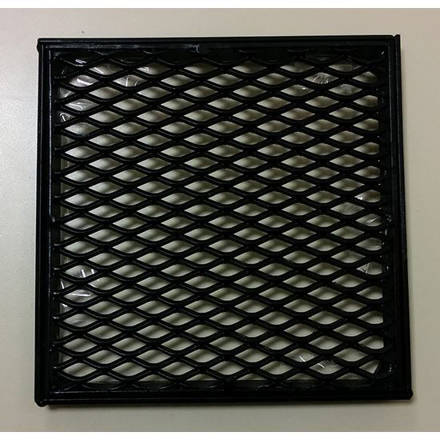 Imagen de Rejilla conica p/piso metal desplegado 20x20cm EL SIMETRICO