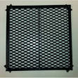 Imagen de Rejilla conica p/piso metal desplegado 30x30cm EL SIMETRICO