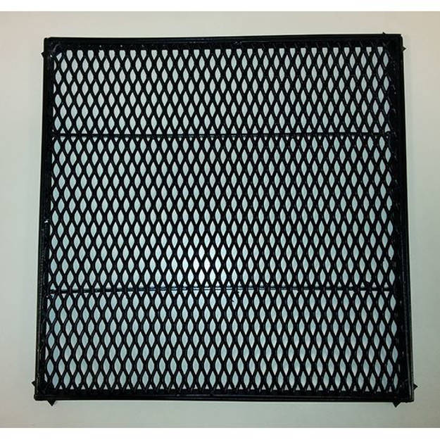 Imagen de Rejilla conica p/piso metal desplegado 40x40cm EL SIMETRICO