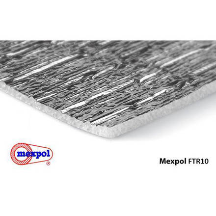 Imagen de Rollo 20 mt. membrana MEXPOL FTR10 aluminizada 1m x 10mm