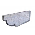 Imagen de Tapa p/canaleta moldura 15cm en chapa galv.30 der