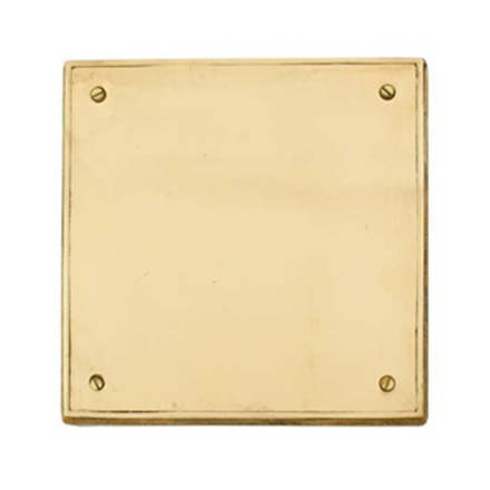 Imagen de Tapa p/piso.- 15x15 pesada bronce pulido Fund. Fund. DELTA 1188