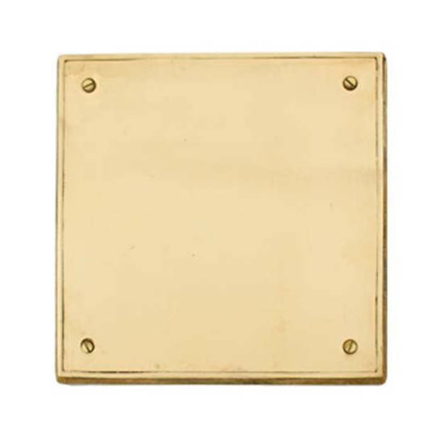 Imagen de Tapa p/piso.- 15x15 pesada bronce pulido Fund. Fund. DELTA 1188