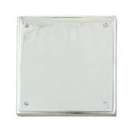 Imagen de Tapa p/piso.- 20x20 pesada bronce cromado Fund. Fund. DELTA 1192