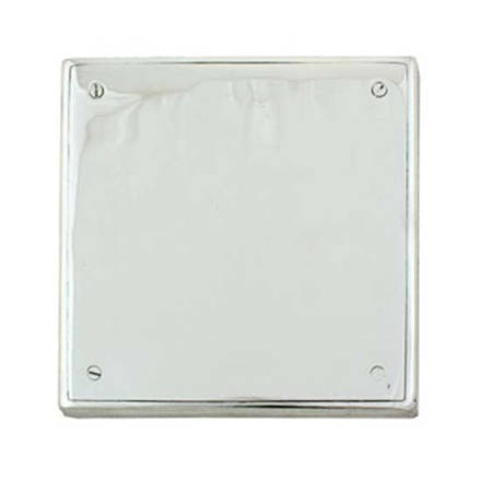 Imagen de Tapa p/piso.- 20x20 pesada bronce cromado Fund. Fund. DELTA 1192