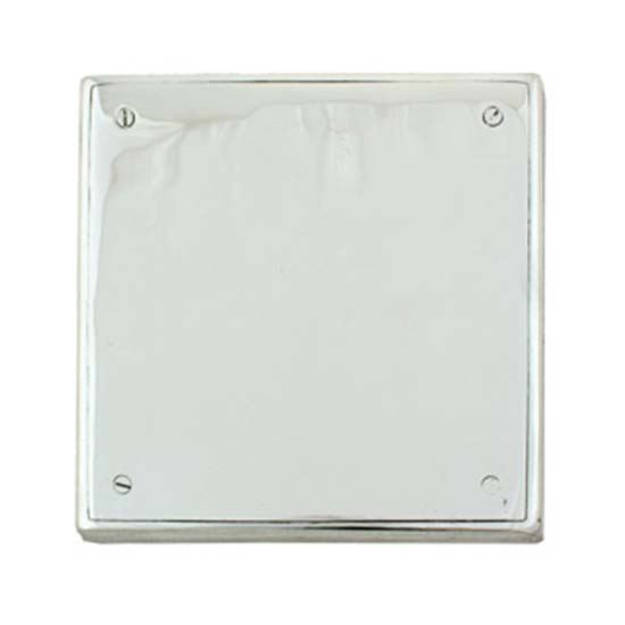 Imagen de Tapa p/piso.- 20x20 pesada bronce cromado Fund. Fund. DELTA 1192