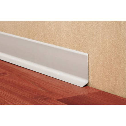 Imagen de Zocalo aluminio ATRIM-2063 60mm 2.50 mt. cromo mate