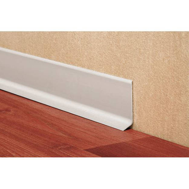 Imagen de Zocalo aluminio ATRIM-2063 60mm 2.50 mt. cromo mate