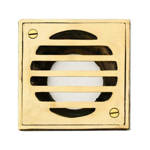 Imagen de Reja para piso 8 x 8 caja plomo bronce pulido Fund. Fund. DELTA 1