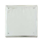 Imagen de Tapa p/piso.- 20x20 pesada bronce cromado Fund. Fund. DELTA 1192