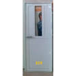 Imagen de Puerta aluminio blanco 80cm m319 36mm.rev.dob.pes.vid.tte.4mm der
