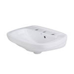 Imagen de Lavatorio CAPEA italiana 540 x 415 mm 3ag. blanco