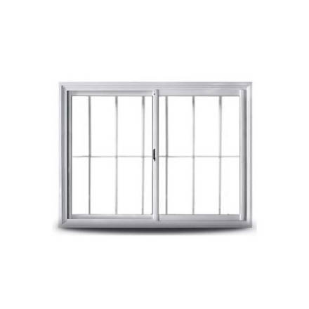 Imagen de Ventana alum.bco.corred.100x110 vid.trans. 3mm reja-guia-sop.cort