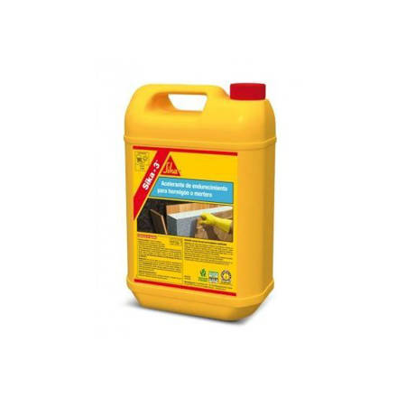 Imagen de SIKA 3 6kg. acelerante de fragüe para mortero y hormigon
