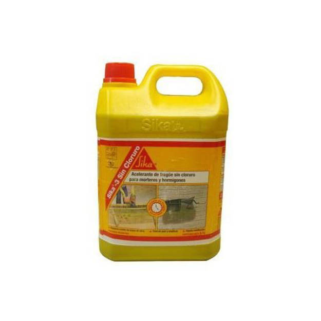 Imagen de SIKA 3 sin cloruro 6kg. (acelerante fragüe p/mortero y hormigon)
