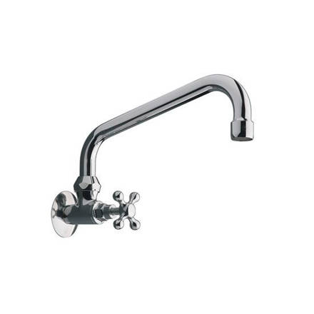 Imagen de Canilla cromo pico movil alto pared FV 0421