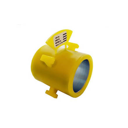 Imagen de Niple corto con tope SIGAS Thermofusión 63 mm