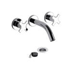 Imagen de Griferia FV D7 Alerce cromo lavatorio pared 0203/D7 CR