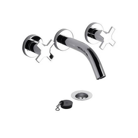 Imagen de Griferia FV D7 Alerce cromo lavatorio pared 0203/D7 CR