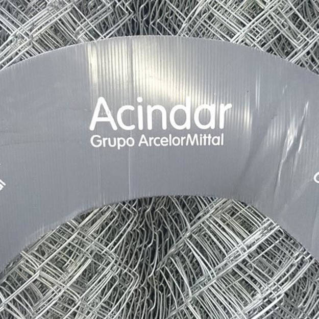 Imagen de Tejido romboidal ACINDAR 150cm 76mm  alamb. nro. 14 15mt.