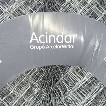 Imagen de Tejido romboidal ACINDAR 200cm 63mm  alamb. nro. 14 15mt.