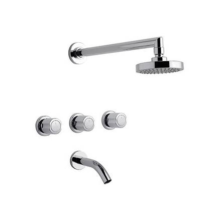 Imagen de Griferia FV 15 Allegro cromo lluvia embutir c/transf. 0103/15