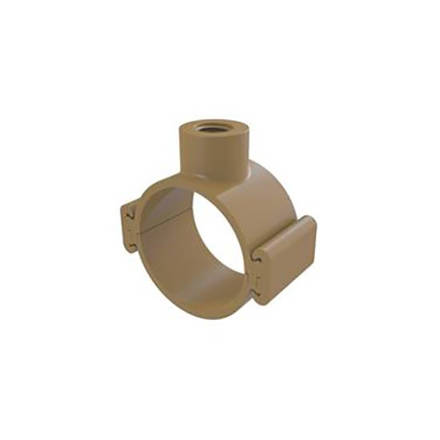Imagen de Abrazadera diam 75mm x19mm pvc para toma agua