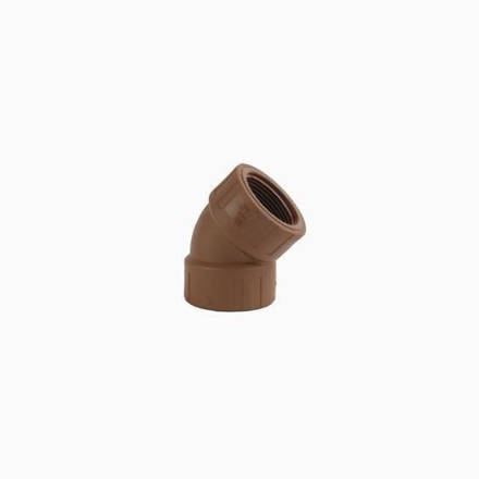 Imagen de Codo poliprop. 45º diam 13mm rosca H-h