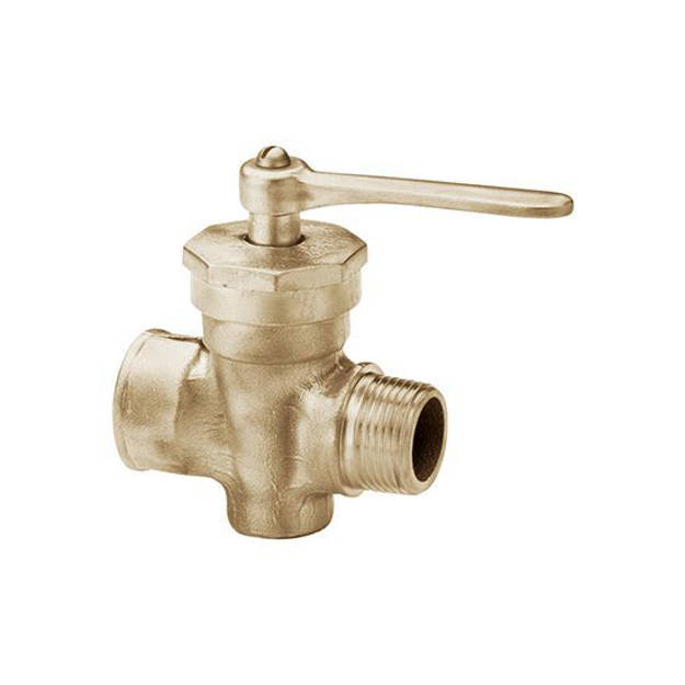 Imagen de Llave paso gas FV 25mm mh bronce 0810a