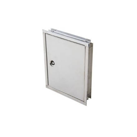 Imagen de Puerta llave de paso acero inoxidable 15x15 cm
