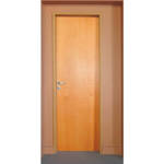 Imagen de Puerta placa VALENTINUZ cedro mco. aluminio 15cm 80cm der.