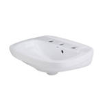 Imagen de Lavatorio CAPEA italiana 540 x 415 mm 3ag. blanco