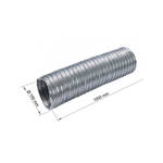 Imagen de Caño 2.20mt a 5.00mt. corrugado aluminio diam. 100mm