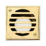 Imagen de Reja para piso 8 x 8 caja plomo bronce pulido Fund. Fund. DELTA 1
