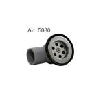 Imagen de Sopapa diam 40mm a codo plastica reja acero ERREDE