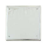 Imagen de Tapa p/piso.- 20x20 pesada bronce cromado Fund. Fund. DELTA 1192