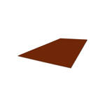 Imagen de Chapa lisa prepint. nº 25 1,22 x2,44m ROJO TEJA siderar