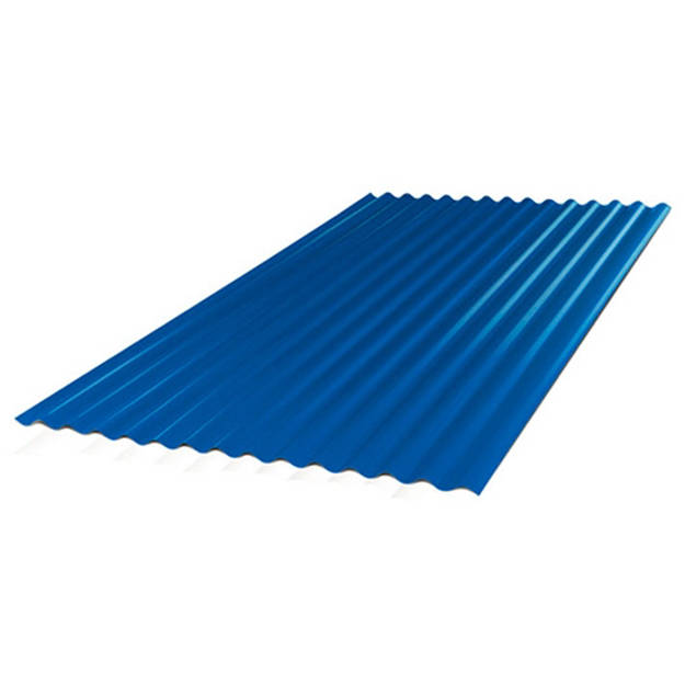 Imagen de Chapa sinusoidal AZUL MILENIUM nro 25 1.086 mt 7.00 mt